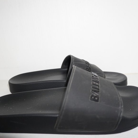 BALENCIAGA Logo Slide Sandal - Picture 5 of 6
